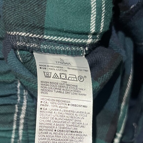 Sz L Men's Flannel Pajama Pants - Picture 5 of 5